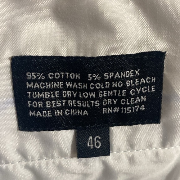 Linea Uomo Men's Blue Shorts performance stretch polka dots 46 vacation golf Y2K - Picture 7 of 9